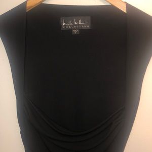 Nicole Miller collection  dress size p black body